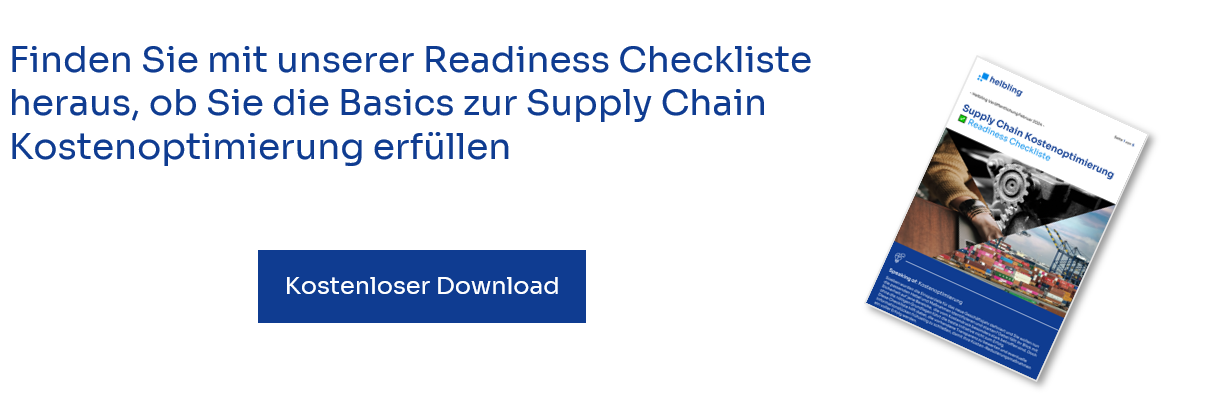 Checkliste Supply Chain Kosten optimieren